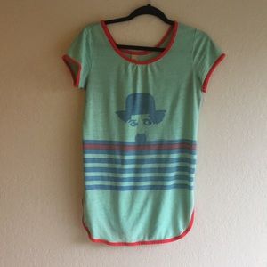 Vintage Charlie Chaplin night shirt.